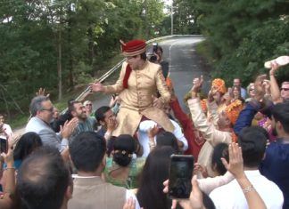 The Views At Mount Fuji Hillburn NY Hindu Wedding | Roshni & Matthew | Baraat