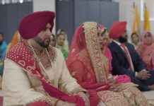 Gurudwara Singh Sabha Port Reading NJ Sikh Wedding | Navjot & David | Ceremony