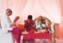 Quality Inn and Suites Batavia New York Engagement | Janki & Neal | Groom Parents Grah Shanti