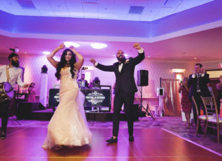 Marigold Somerset NJ Fusion Wedding | Estenia & Pritpal | Grand Entrance