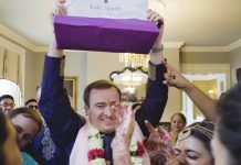 Pen Ryn Estate Bensalem PA Fusion Wedding | Aditi & Peter | Joota Chupai