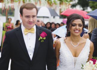 Pen Ryn Estate Bensalem PA Fusion Wedding | Aditi & Peter | Christian Ceremony