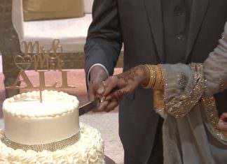 Shezan Restaurant & Banquet Hall Edison NJ Muslim Wedding | Tanzeela & Ali | Cake Cutting