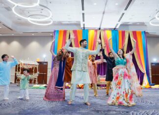Hyatt Regency Dulles Herndon VA Hindu Wedding | Jahnvi & Rajan | Garba Jahnvi Cousin Dance
