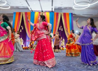 Hyatt Regency Dulles Herndon VA Hindu Wedding | Jahnvi & Rajan | Garba Jahnvi Family Friends Dance