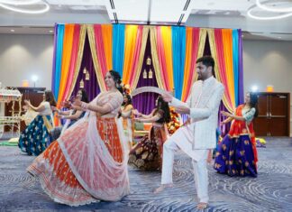 Hyatt Regency Dulles Herndon VA Hindu Wedding | Jahnvi & Rajan | Garba Jahnvi’s Bridesmaid Dance