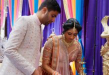 Hyatt Regency Dulles Herndon VA Hindu Wedding | Jahnvi & Rajan | Garba Prayer