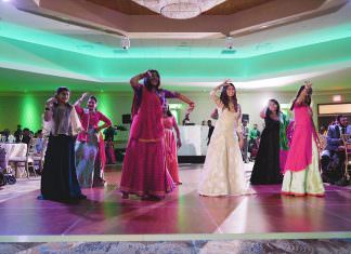 Marigold Somerset NJ Hindu Wedding | Zalak & Parag | Bride Family and Friend Dance