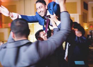The Merion Cinnaminson NJ Hindu Wedding | Khushboo & Ruben | Bridesmaids and Groomsmen Dance Battle