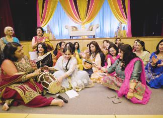 Shri Swaminarayan Temple Cinnaminson NJ Hindu Wedding | Khushboo & Ruben | Ladies Sangeet