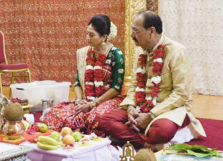 Shri Swaminarayan Temple Cinnaminson NJ Hindu Wedding | Khushboo & Ruben | Ruben Vidhi Part II