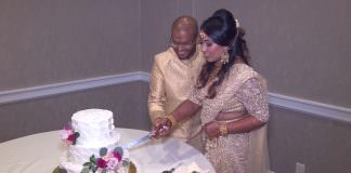 Valley Forge Convention Center King of Prussia PA Hindu Wedding | Suryalekshmy & Prakash | Cake Cutting