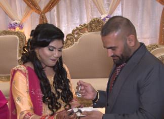 Patton Hall Sterling VA Reception | Jasdeep & Satbir | Cake Cutting