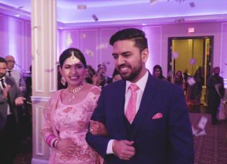 Deewan Banquet Piscataway NJ Reception | Gurleen & Ravneet | Grand Entrance