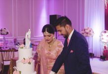 Deewan Banquet Piscataway NJ Reception | Gurleen & Ravneet | Cake Cutting