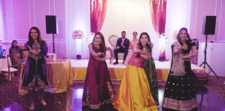 Deewan Banquet Piscataway NJ Reception | Gurleen & Ravneet | Sisters Dance