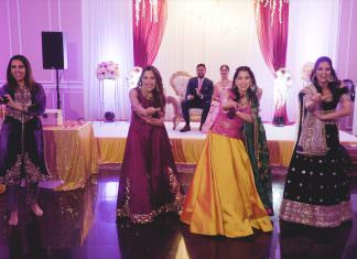 Deewan Banquet Piscataway NJ Reception | Gurleen & Ravneet | Sisters Dance