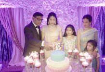 Downingtown Country Club Downingtown PA Sweet 16 | Srija Sweet 16 | Cake Cutting