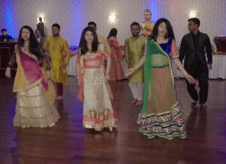 Nanking Restaurant South Plainfield NJ Engagement | Niki & Hardik | Friends Dance