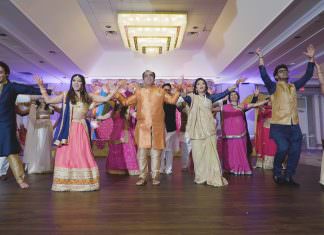 Sheraton Mahwah Mahwah NJ Indian Wedding | Avni & Bhartesh | Groom Family Sangeet Dance