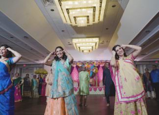 Sheraton Mahwah Mahwah NJ Indian Wedding | Avni & Bhartesh | Saginaw Auntys and Uncles Sangeet Dance