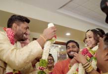Sri Guruvaayoorappan Temple Morganville NJ South Indian Wedding | Natasha & Shekar | Garland Exchange