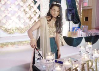 Deewan Banquet Piscataway NJ Sweet 16 | Amrutha Sweet 16 | Candle Lighting