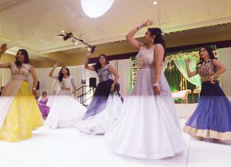 Cultural Center of India Chester VA Hindu Wedding | Switu & Neil | Bride Cousins Dance
