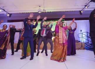 Cultural Center of India Chester VA Hindu Wedding | Switu & Neil | Bride Family Performance
