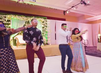 Cultural Center of India Chester VA Hindu Wedding | Switu & Neil | Groom Cousins Dance
