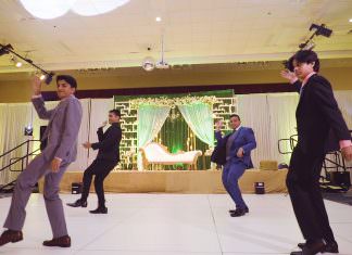 Cultural Center of India Chester VA Hindu Wedding | Switu & Neil | Groom Family Dance