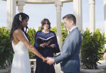 Marigold Somerset NJ Fusion Wedding | Anita & Patrick | Western Ceremony