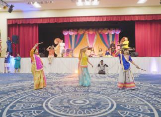 Cultural Center of India Chester VA Hindu Wedding | Switu & Neil | Surprise Garba Performance