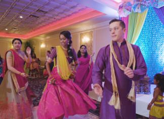 Ember Banquets Monmouth Junction NJ Fusion Wedding | Anita & Patrick | Garba Part I