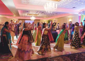 Ember Banquets Monmouth Junction NJ Fusion Wedding | Anita & Patrick | Garba Part II