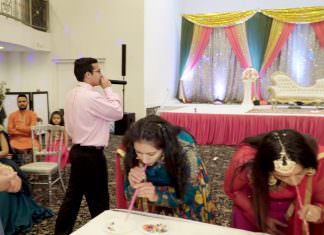 Royal Alberts Palace Fords NJ Baby Shower | Mamta Baby Shower | Straw Beads Games