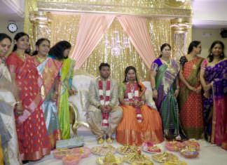 Deewan Banquet Piscataway NJ Engagement | Deepika & Malleswara | Cake Cutting