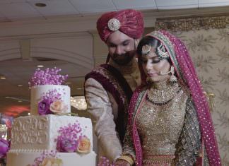 Pines Manor Edison NJ Muslim Wedding | Kanwal & Hammad | Cake Cutting