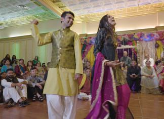 Deewan Banquet Piscataway NJ Muslim Wedding | Kanwal & Hammad | Groom Mehndi Night Family Dance Part II