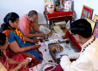 Groom Residence Wharton NJ Grah Shanti | Sharad Grah Shanti | Ceremony