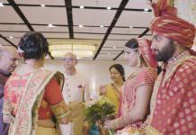 Delta Hotels Baltimore Hunt Valley Hindu Wedding | Keyuri & Prit | Vidaai
