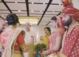 Delta Hotels Baltimore Hunt Valley Hindu Wedding | Keyuri & Prit | Vidaai