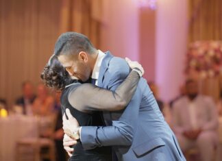 Lucien’s Manor Berlin NJ Fusion Wedding | Camille & Rukil | Mother Son Dance