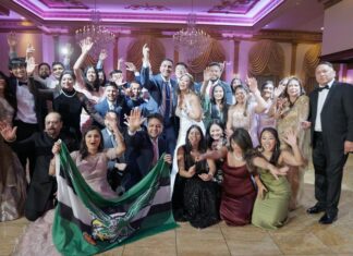 Lucien’s Manor Berlin NJ Fusion Wedding | Camille & Rukil | Reception Grand Entrance