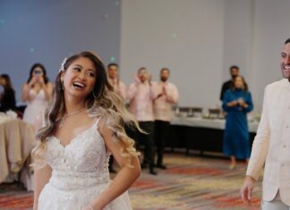 Lucien’s Manor Berlin NJ Fusion Wedding | Camille & Rukil | Reception Grand Entrance