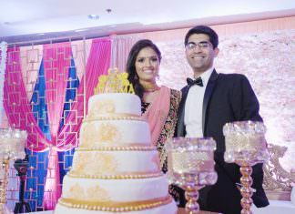 Martinsville Gardens Martinsville NJ South Indian Wedding | Priyanka & Venkatesh | Cake Cutting