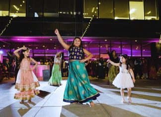 Regions Tower Indianapolis IN Hindu Wedding | Raina & Pawan | Pawan Friends Sangeet Dance