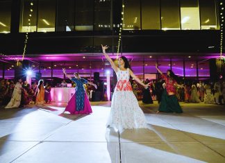 Regions Tower Indianapolis IN Hindu Wedding | Raina & Pawan | Purdue Girls Sangeet Dance