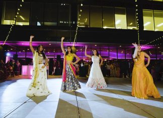 Regions Tower Indianapolis IN Hindu Wedding | Raina & Pawan | Raina Cousins Sangeet Dance