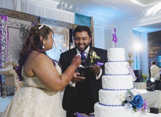 Hilton Philadelphia City Avenue Philadelphia PA Syrian Orthodox Wedding | Sona & Boby | Cake Cutting